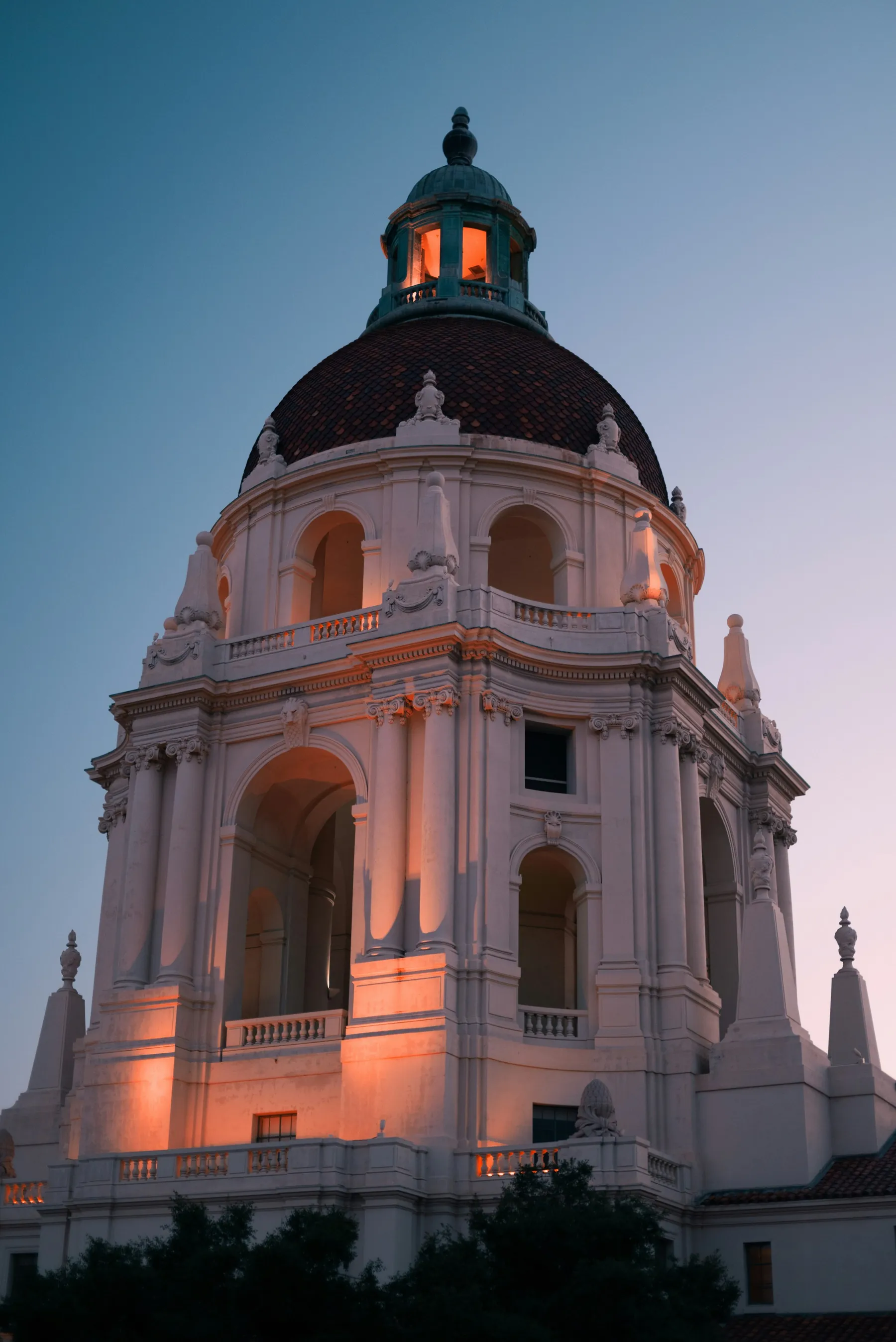Pasadena City Hall and its historic civic architecture.